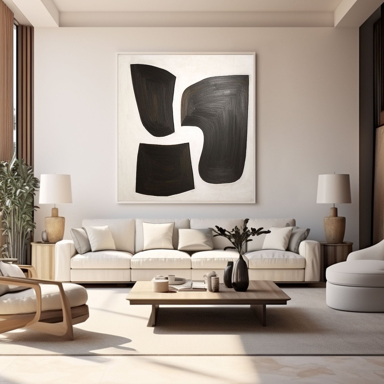 Abstract Painting "Dialogues"