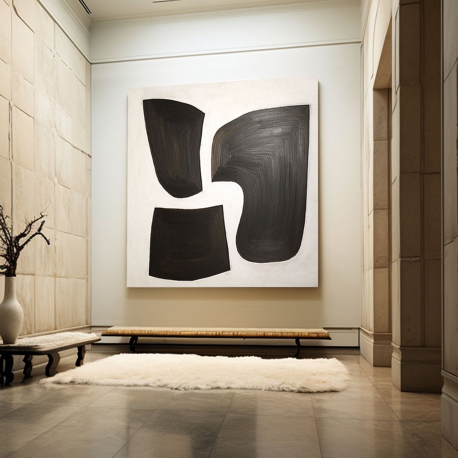 Abstract Painting "Dialogues"