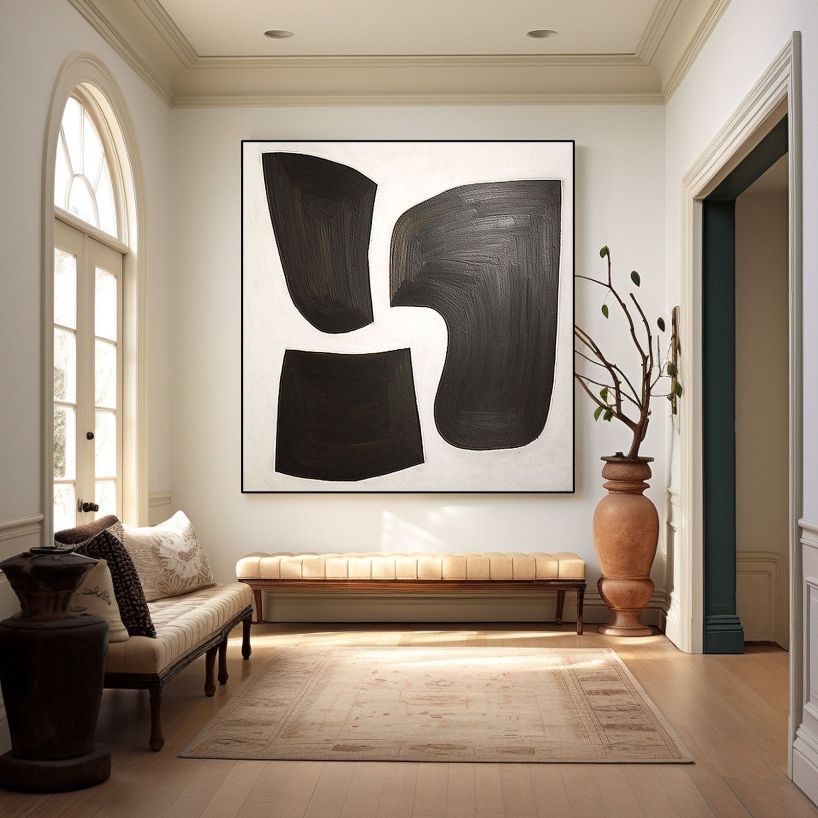 Abstract Painting "Dialogues"