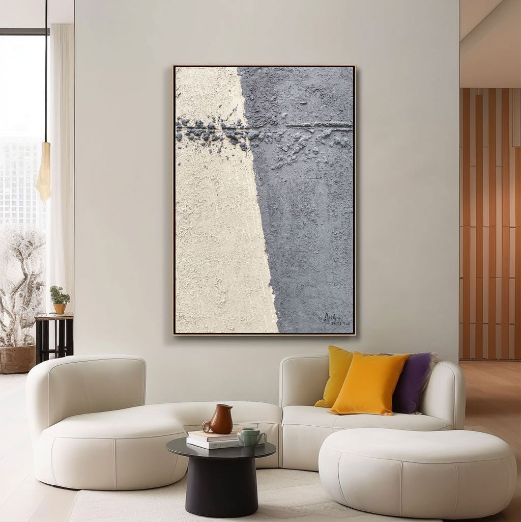 Abstrakt maleri "Dualidad Sosegada"