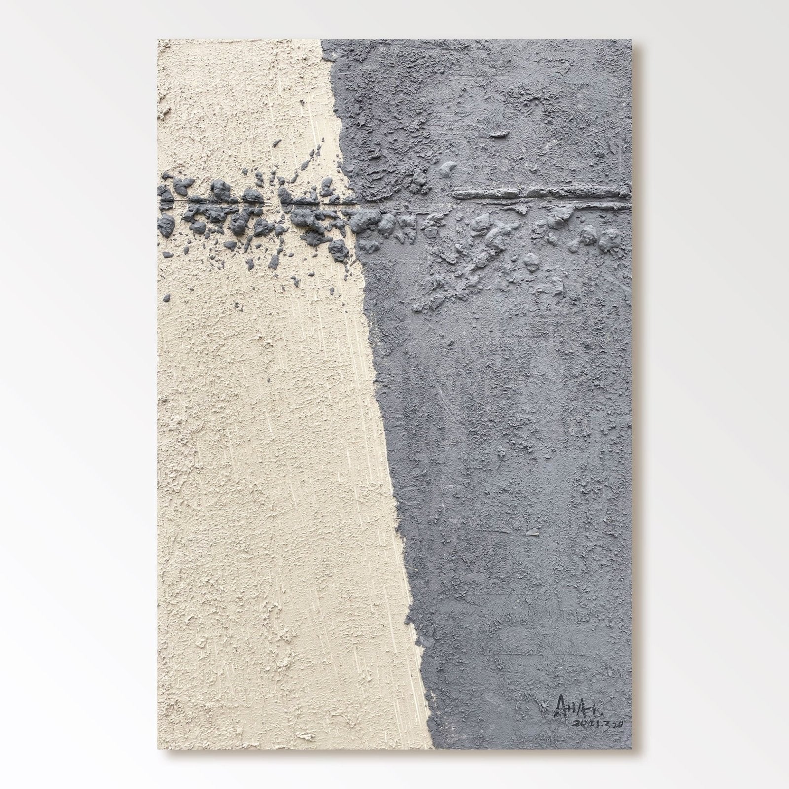 Abstrakt maleri "Dualidad Sosegada"