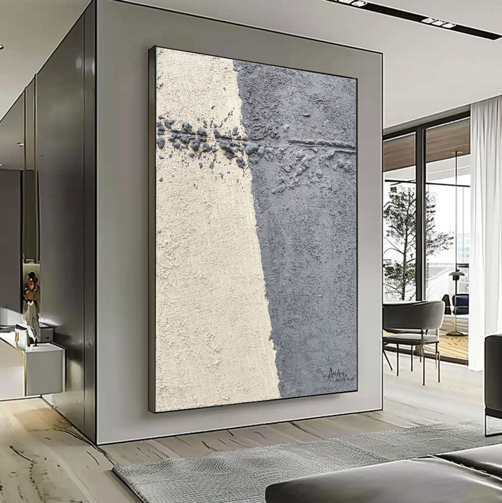 Abstrakt maleri "Dualidad Sosegada"