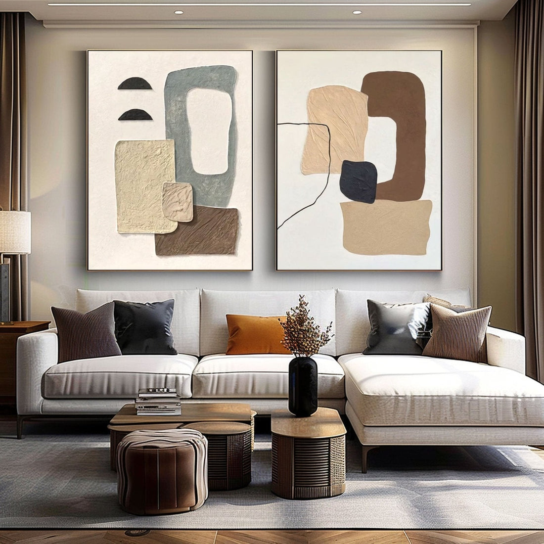 Abstract Painting "Écho"