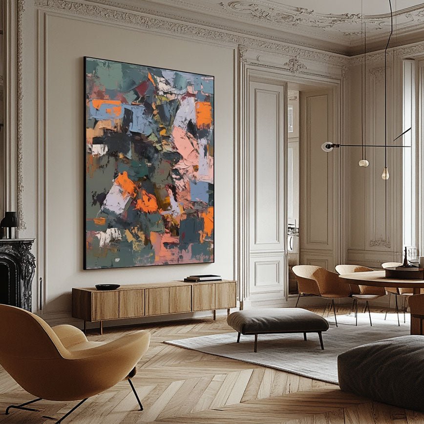 Abstract Painting "El Caos que Nos Define"