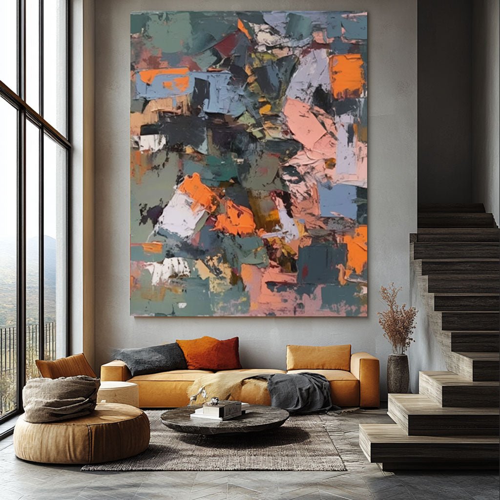 Abstract Painting "El Caos que Nos Define"