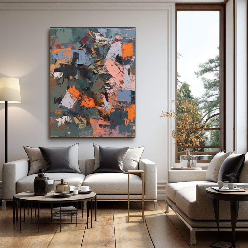 Abstract Painting "El Caos que Nos Define"