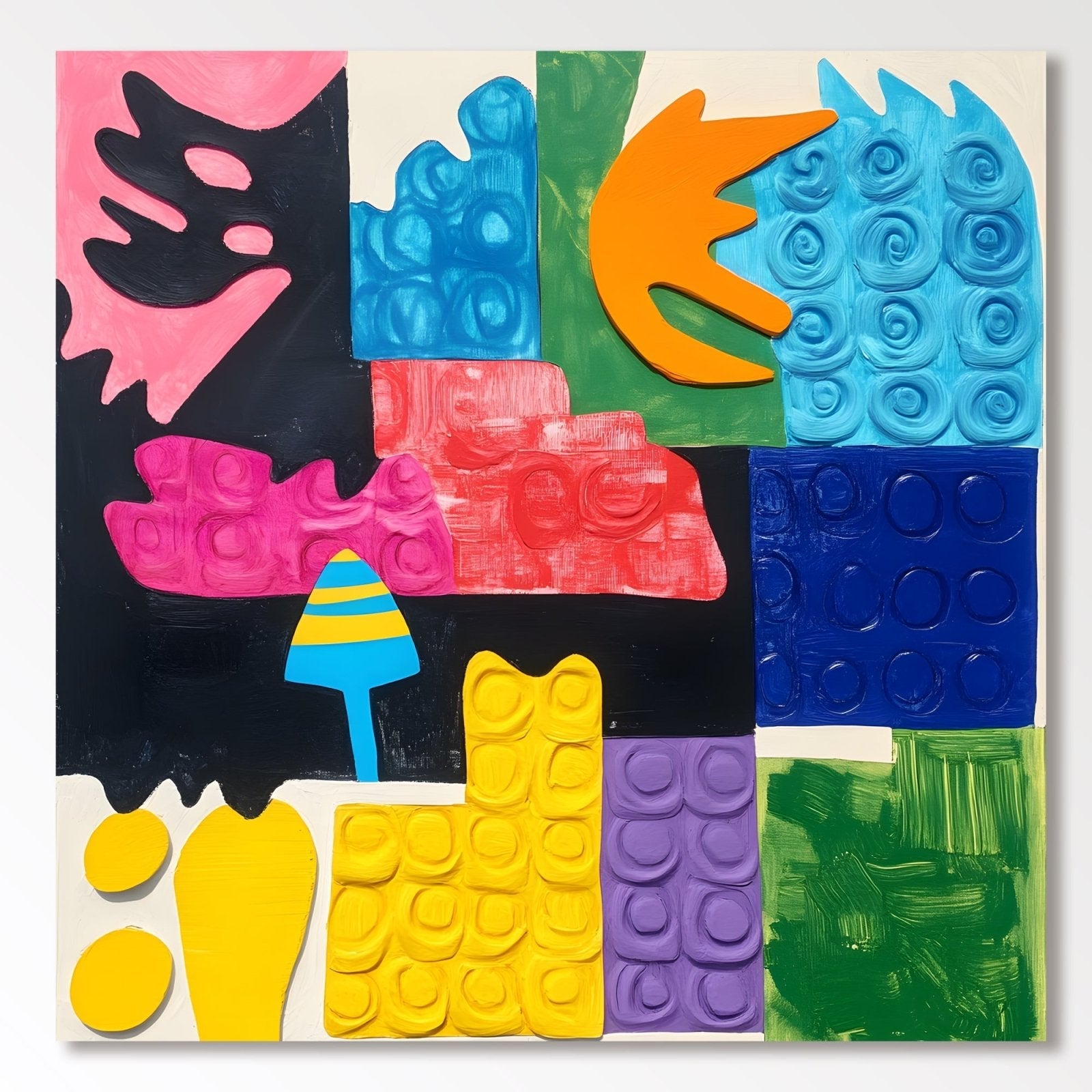 Abstrakt maleri "Elegancia de Tones"