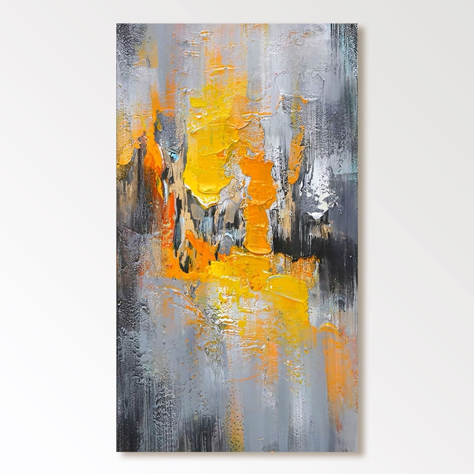 Abstract Painting "��l��mentaire"