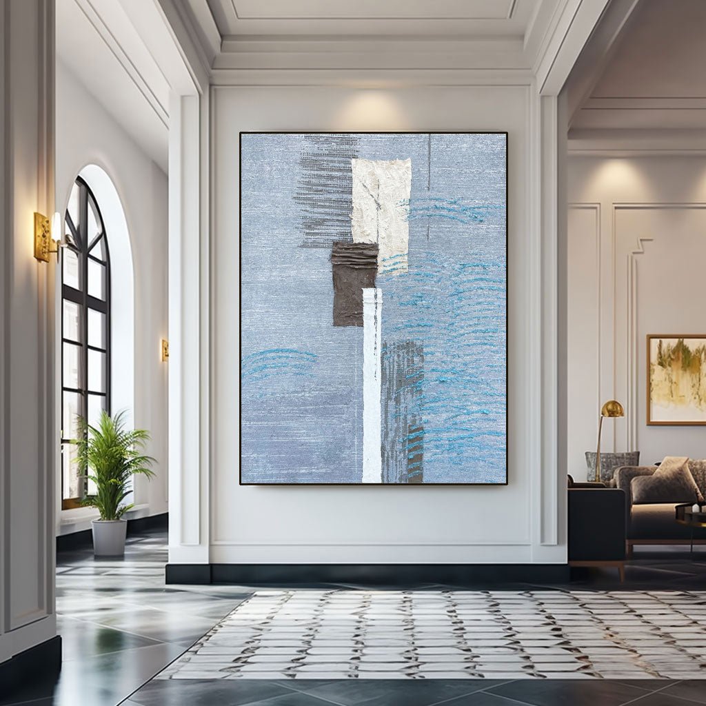 Abstract Painting "Elementos Sólidos”