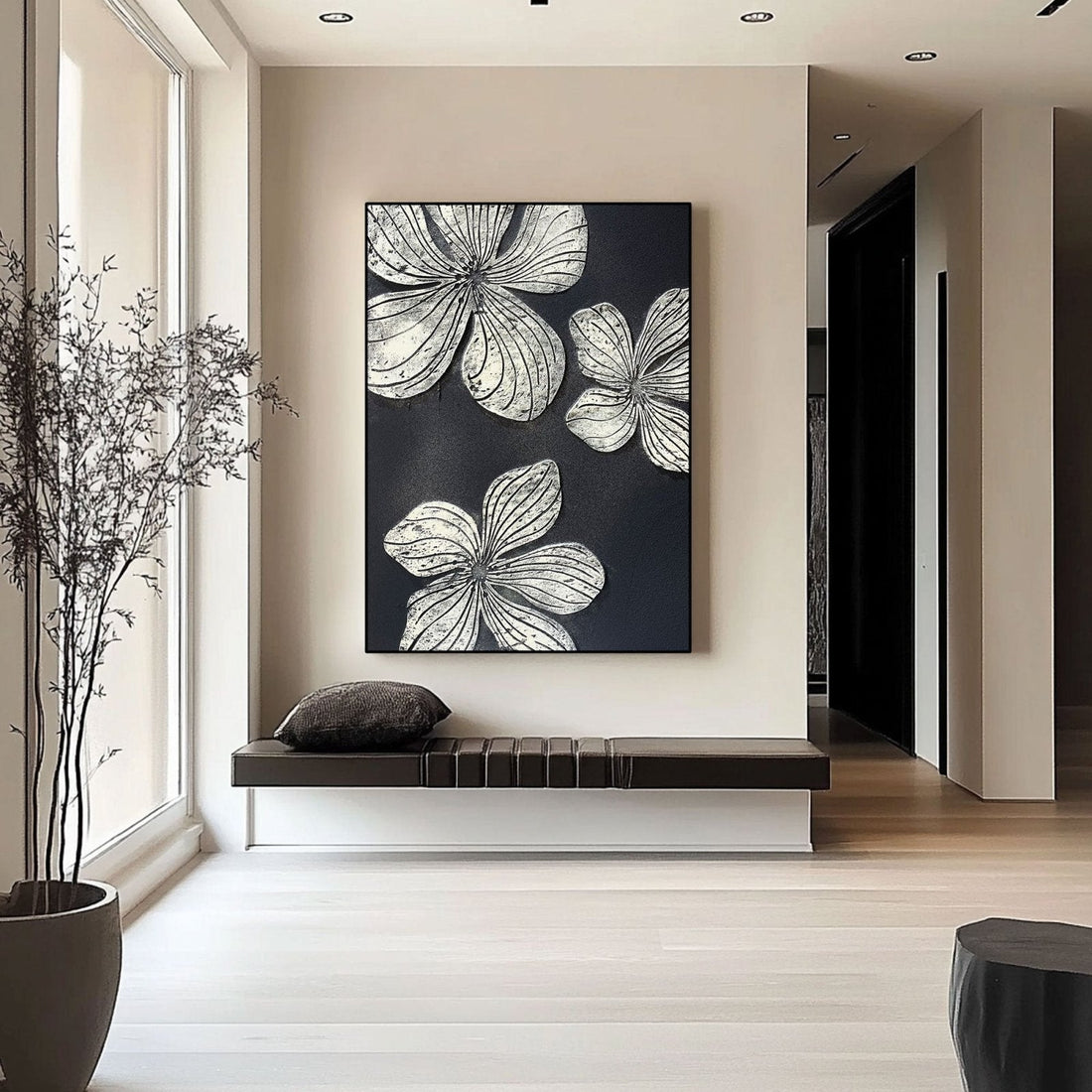 Abstract Painting "Élodie Roseombre"