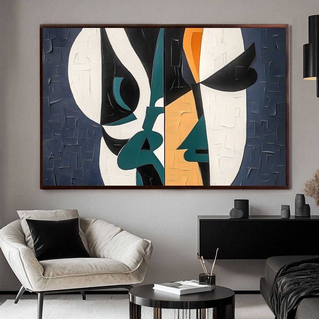 Abstract Painting "Encrucijada"