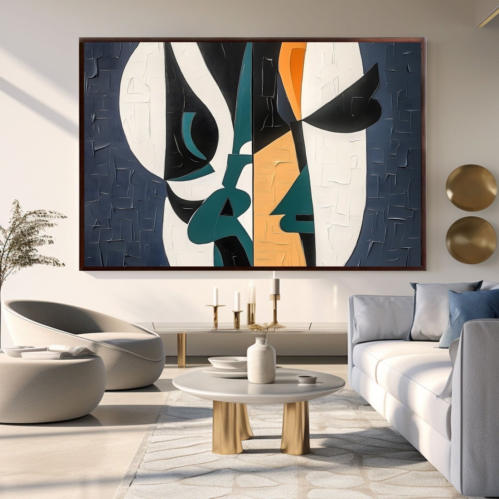Abstract Painting "Encrucijada"
