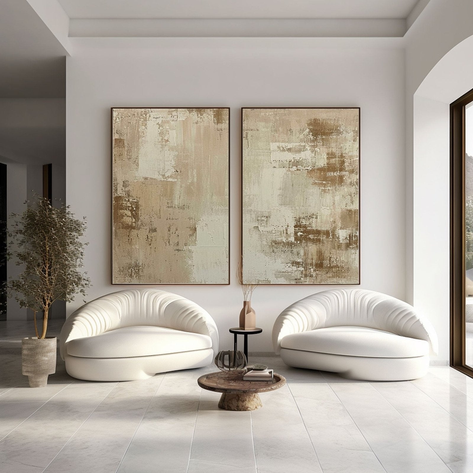 Abstract Painting "Ephemeral Echoes"
