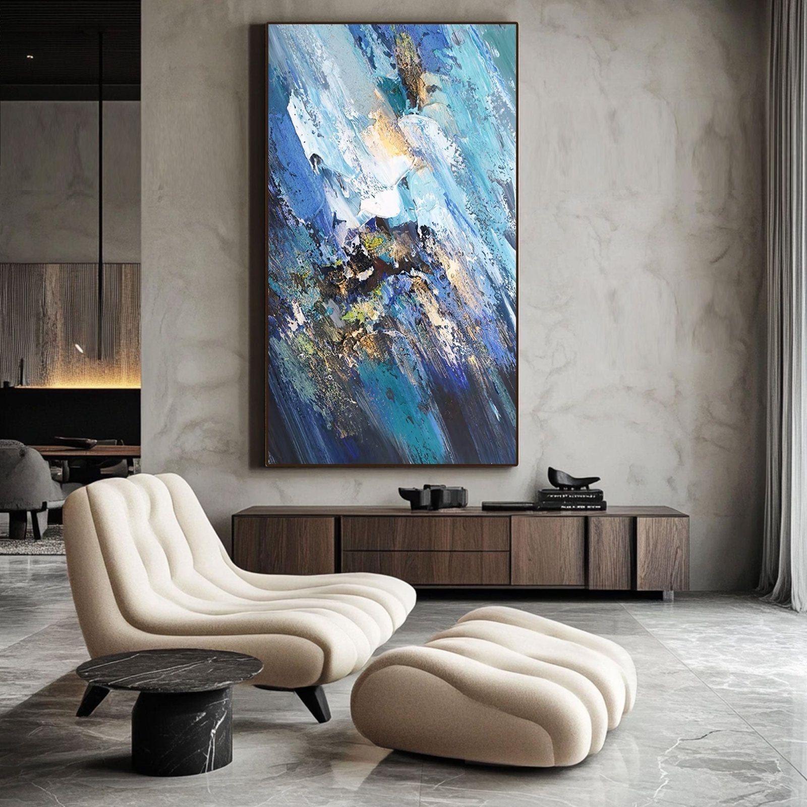Abstract Painting "��quilibre"