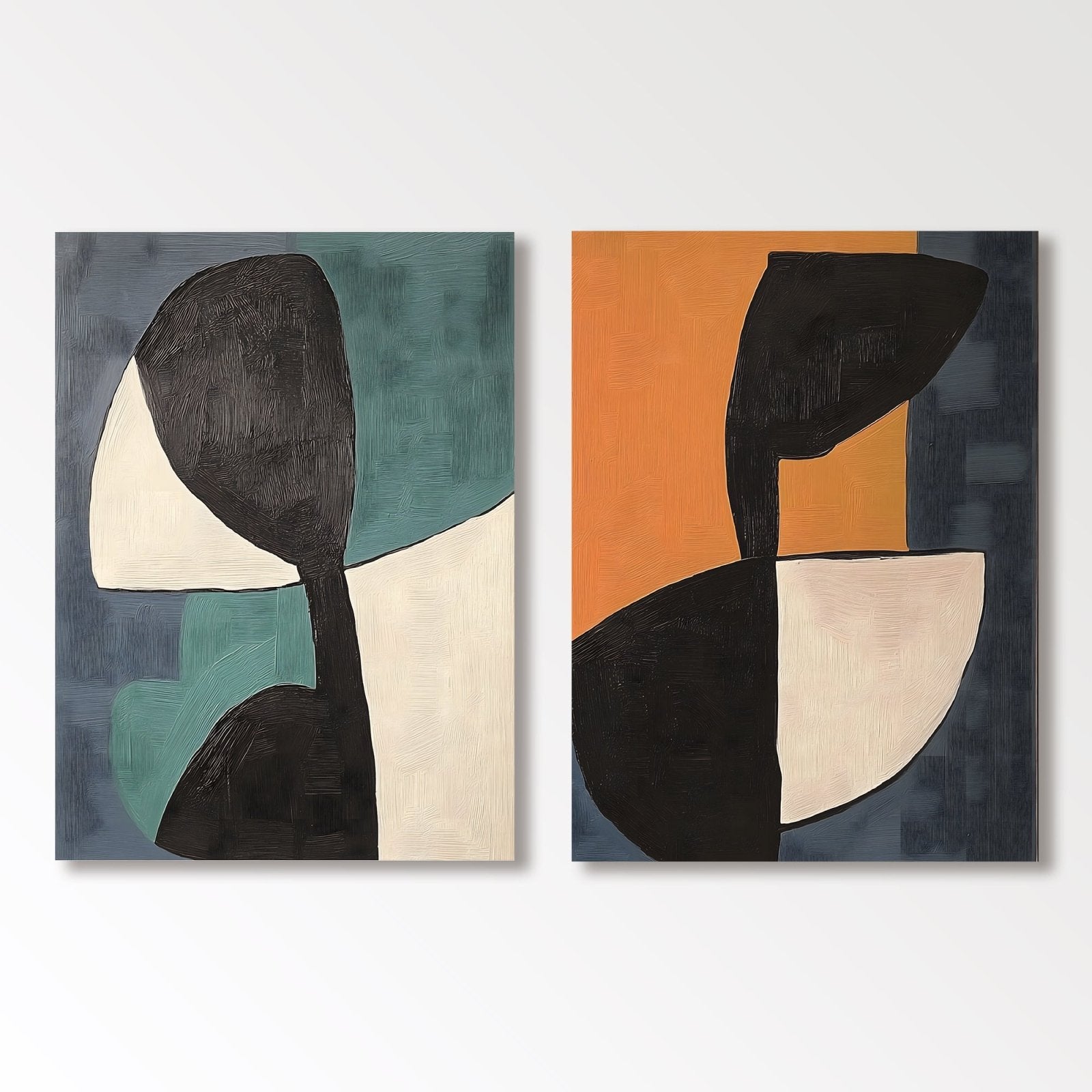 Abstraktes Gemälde „Equilibrio“