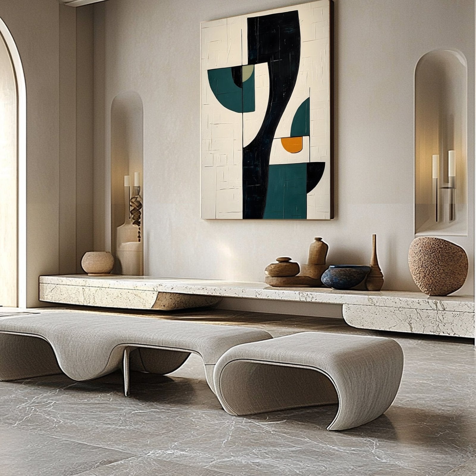 Abstract Painting "Equilibrio Abstracto"