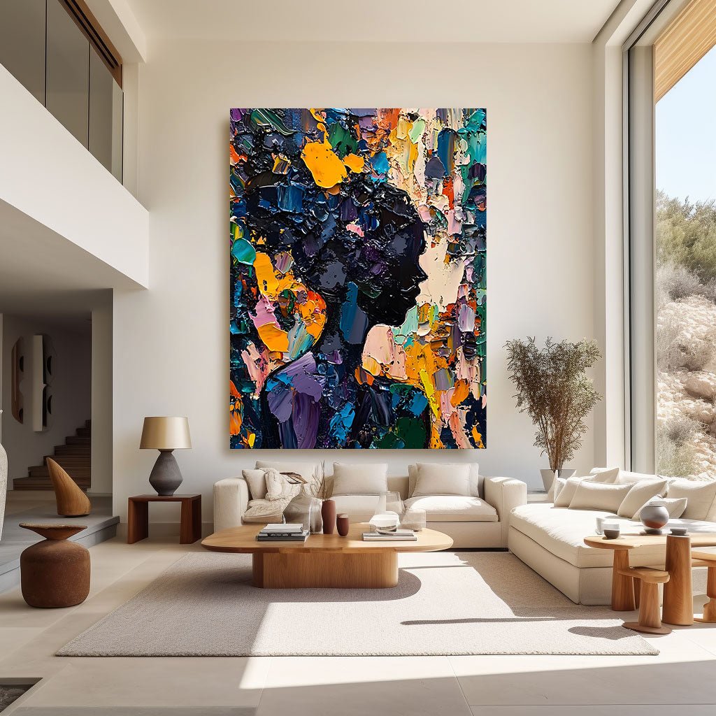 Abstrakt maleri "Esencia Colorida"