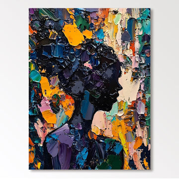 Abstrakt maleri "Esencia Colorida"