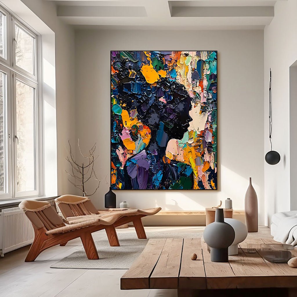 Abstrakt maleri "Esencia Colorida"