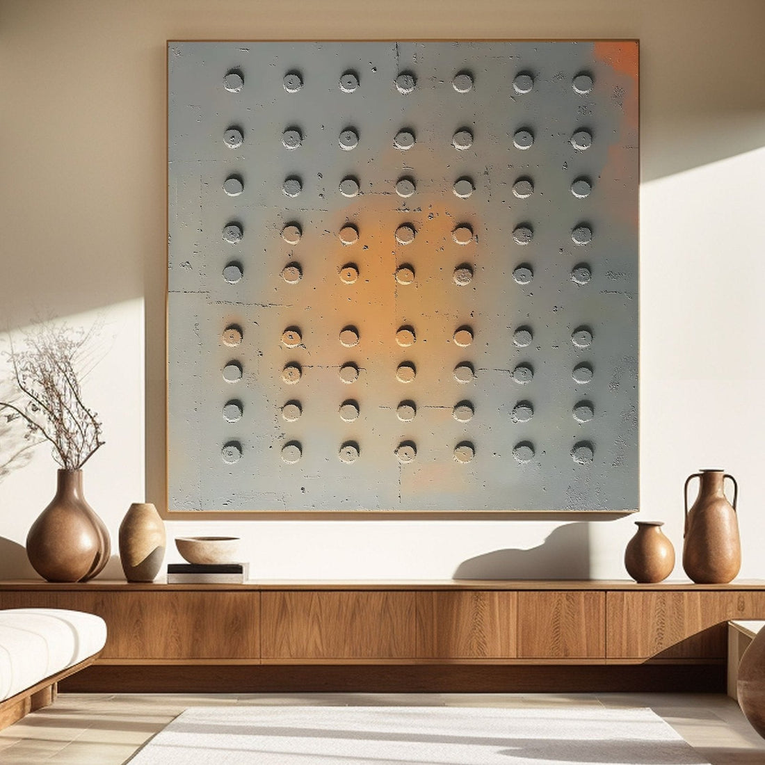 Abstract Painting "Estudios de Clavos”