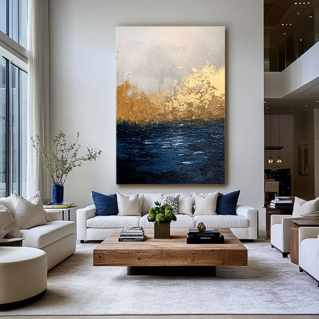 Abstract Painting "Éveil de la Tempête"