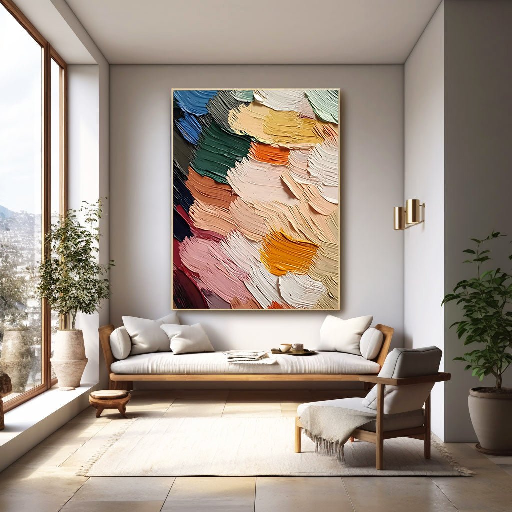 Abstract Painting "Farben Weisheit”
