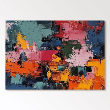 Abstrakt maleri "Flammes d'art"