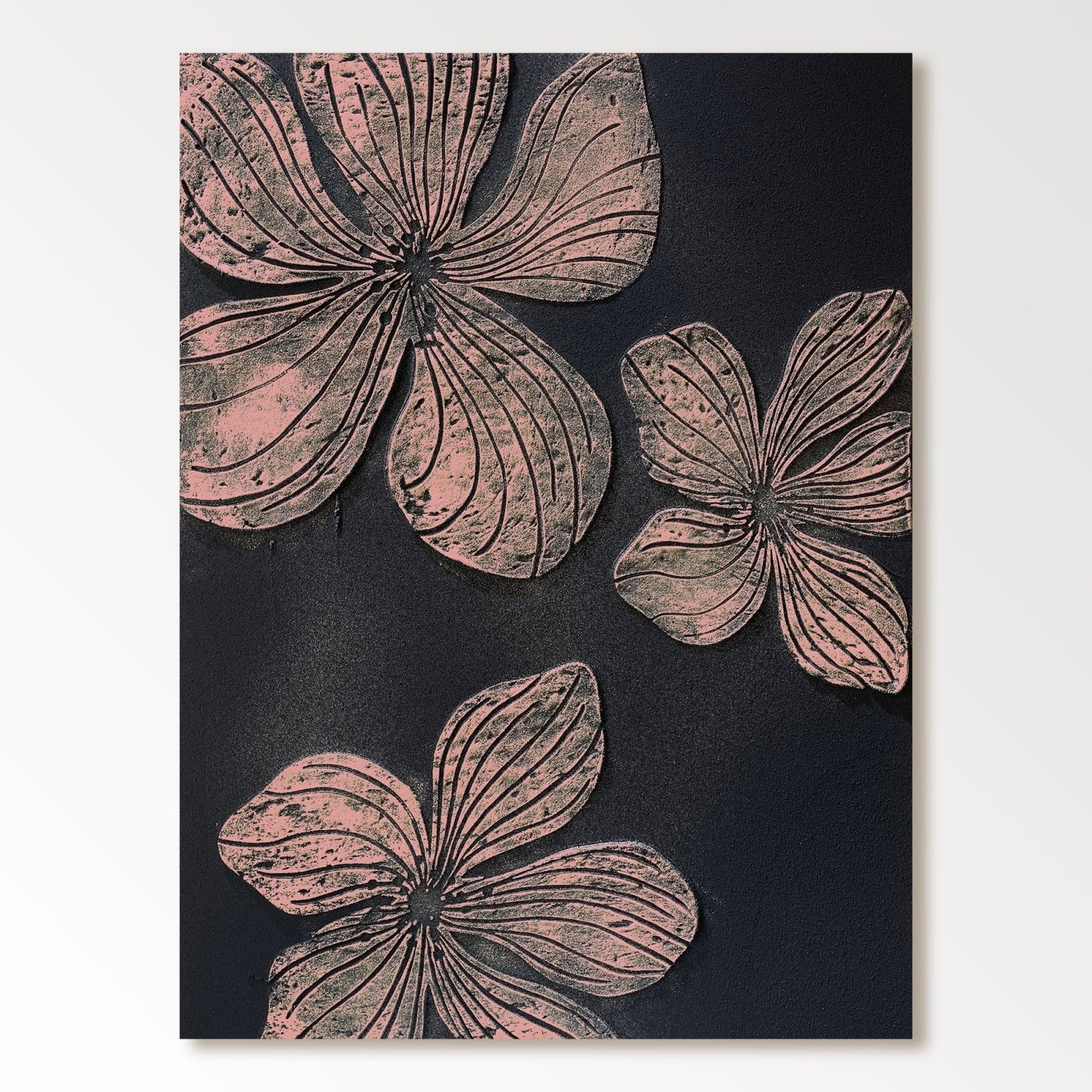 Abstrakt maleri "Fleur Nocturne"