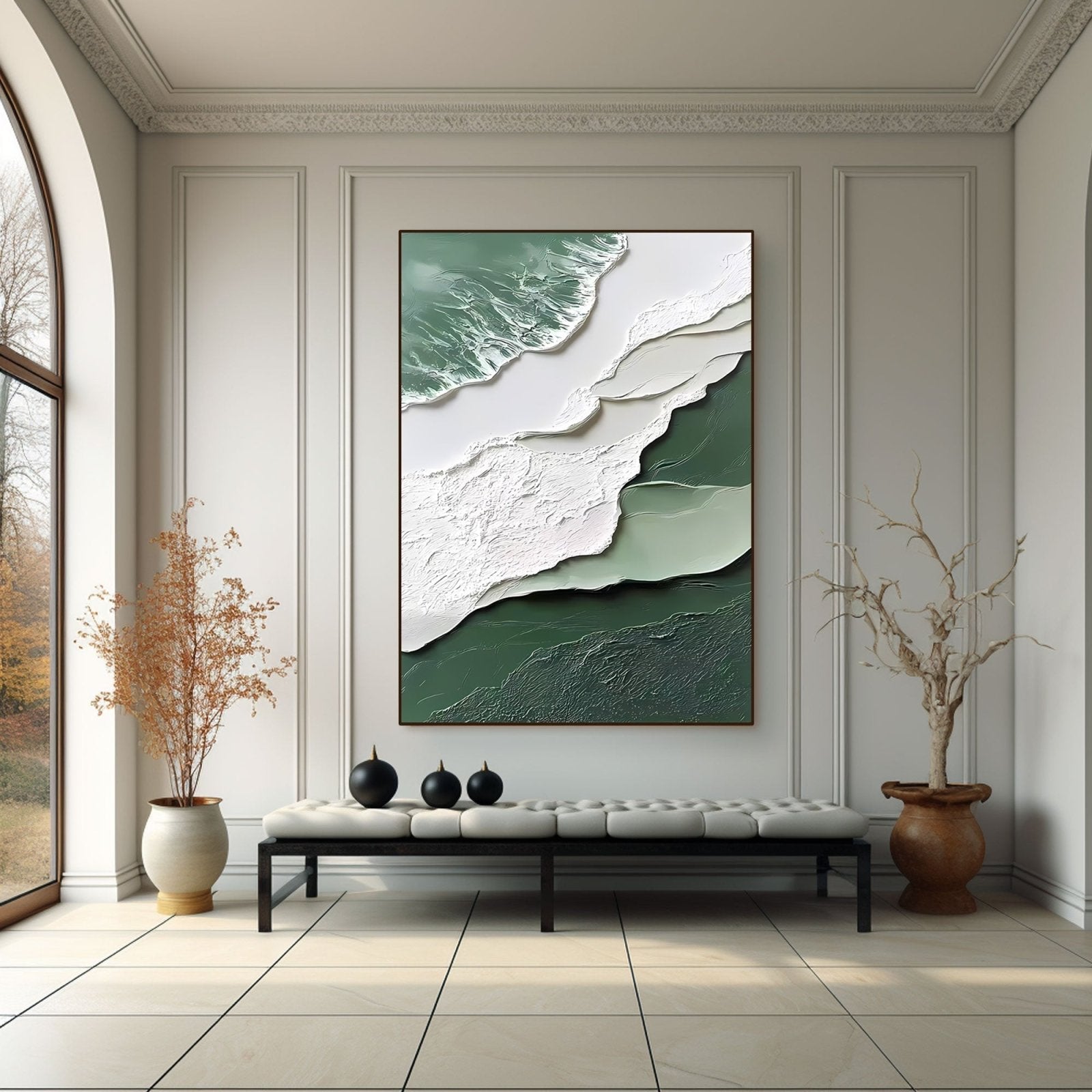 Abstract Painting "Fluss Geheimnis”