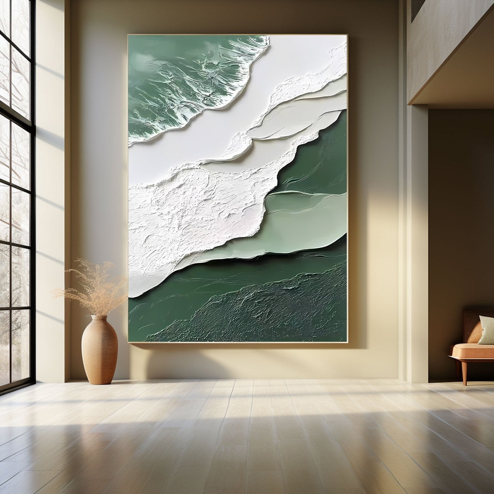 Abstract Painting "Fluss Geheimnis”