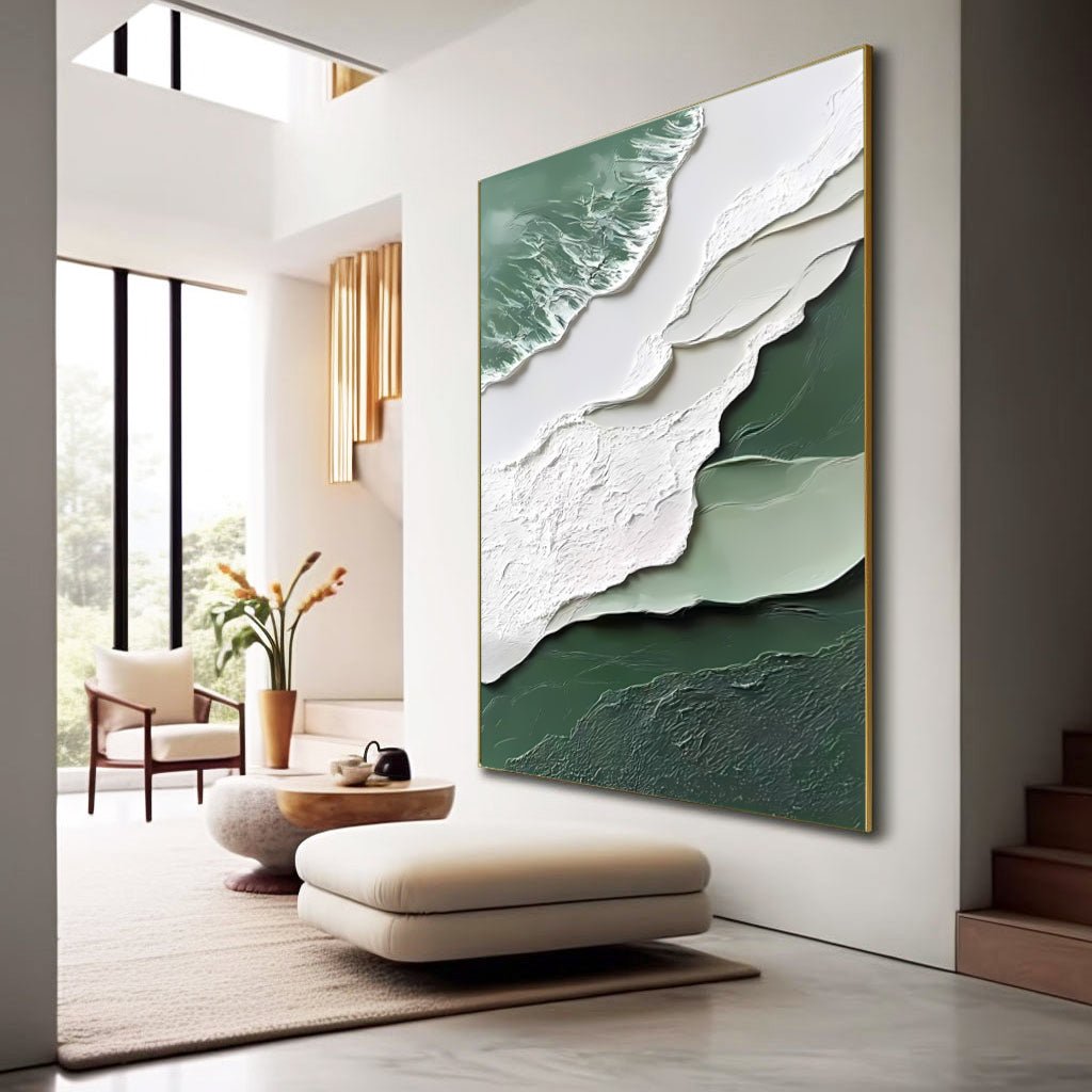 Abstract Painting "Fluss Geheimnis”