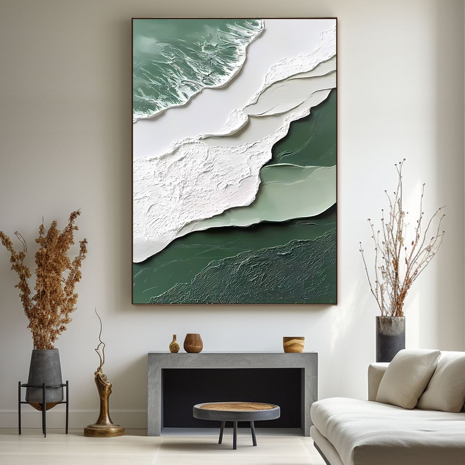 Abstract Painting "Fluss Geheimnis”
