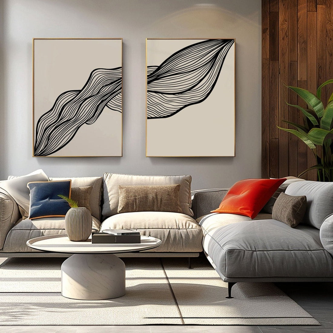 Abstract Painting "Flux Éthéré”