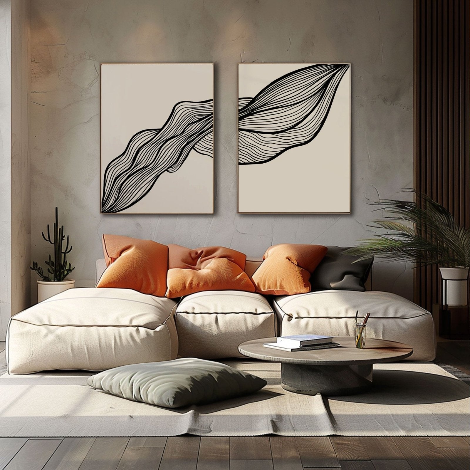 Abstract Painting "Flux Éthéré”