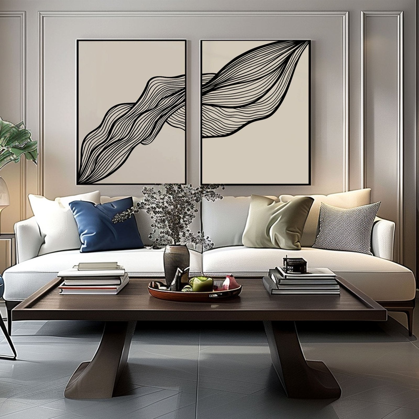 Abstract Painting "Flux Éthéré”