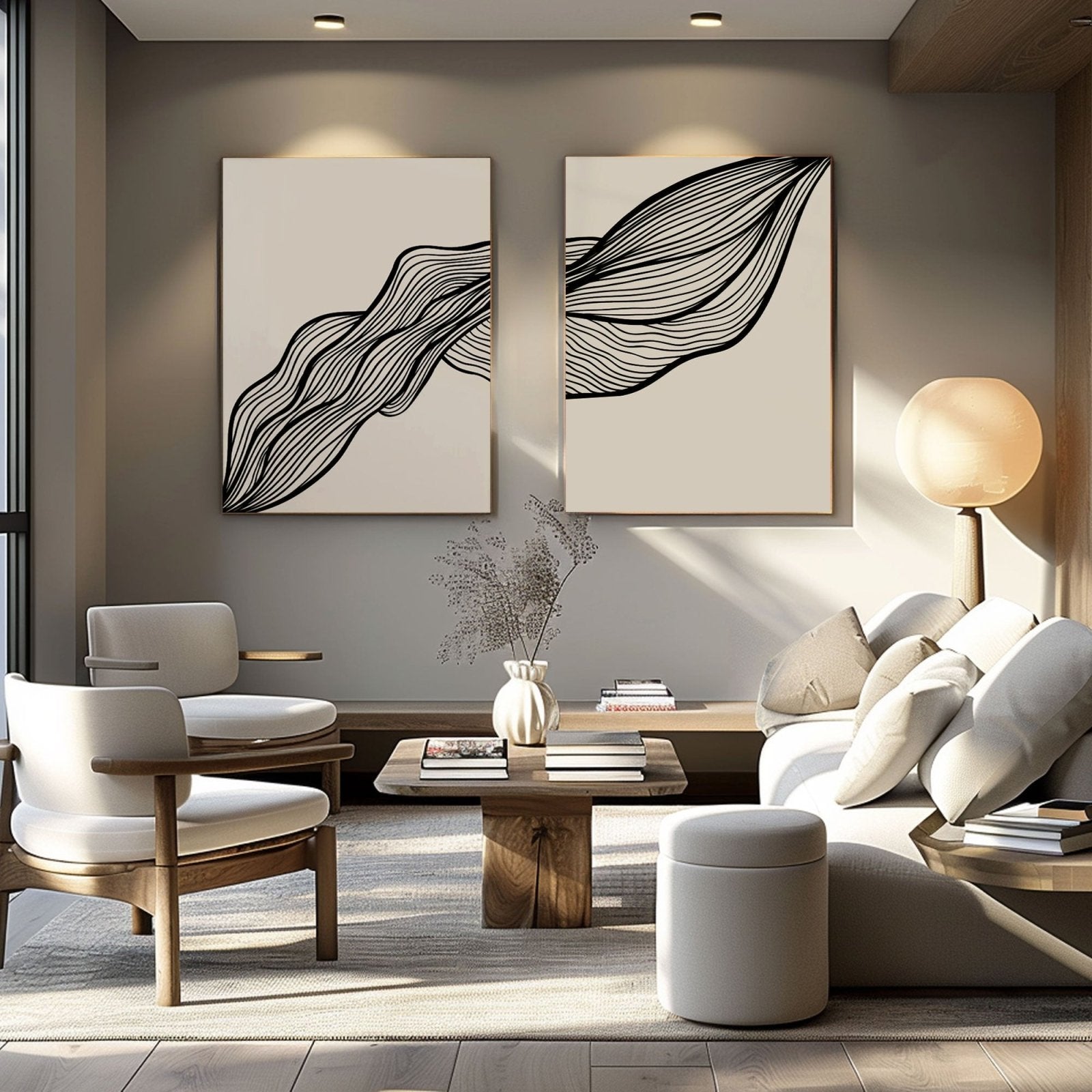 Abstract Painting "Flux Éthéré”