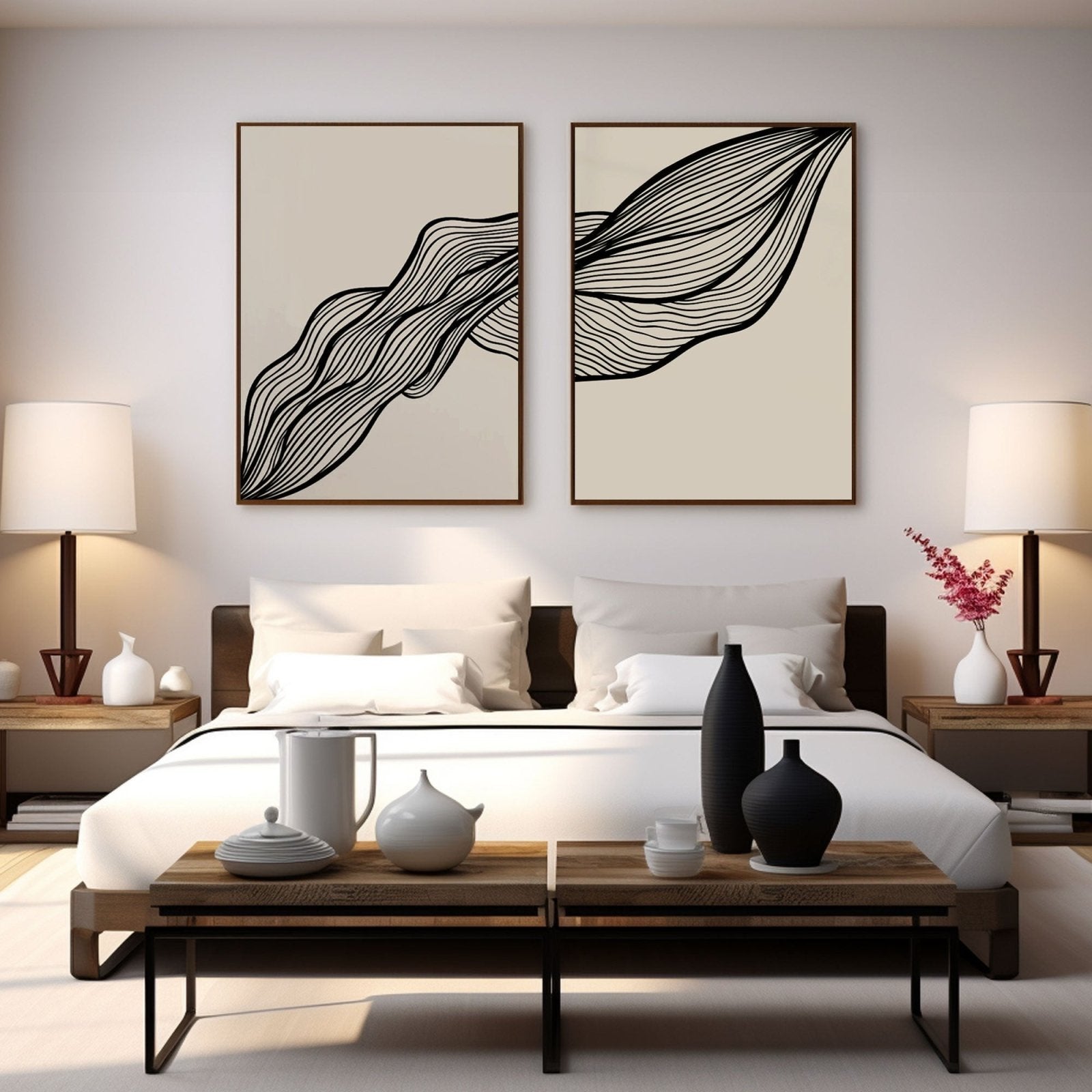 Abstract Painting "Flux Éthéré”
