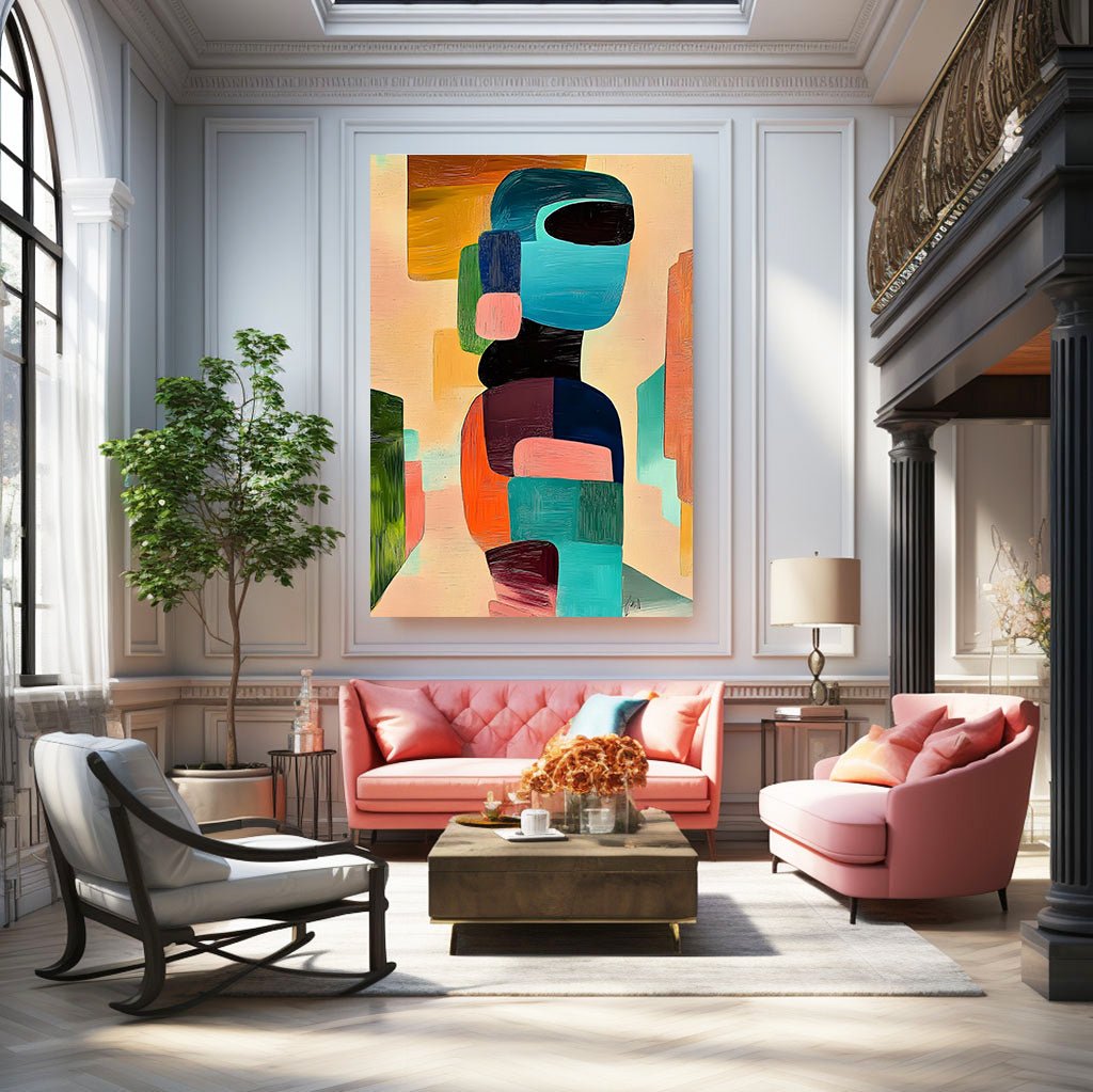 Abstraktes Gemälde „Forma Abstracta“