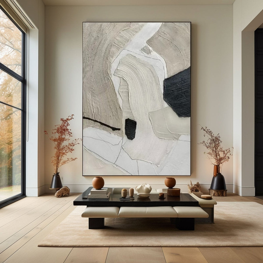 Abstract Painting "Formas Silenciosas”