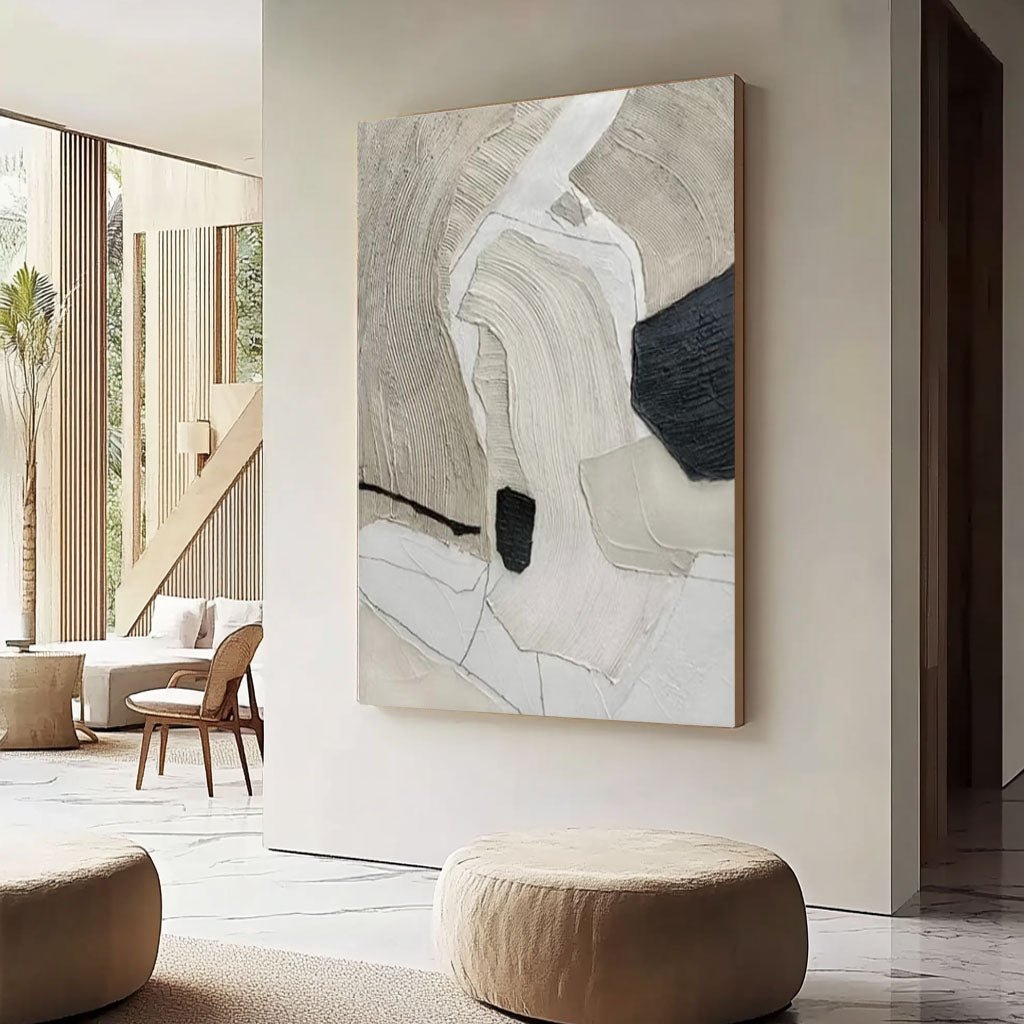 Abstract Painting "Formas Silenciosas”