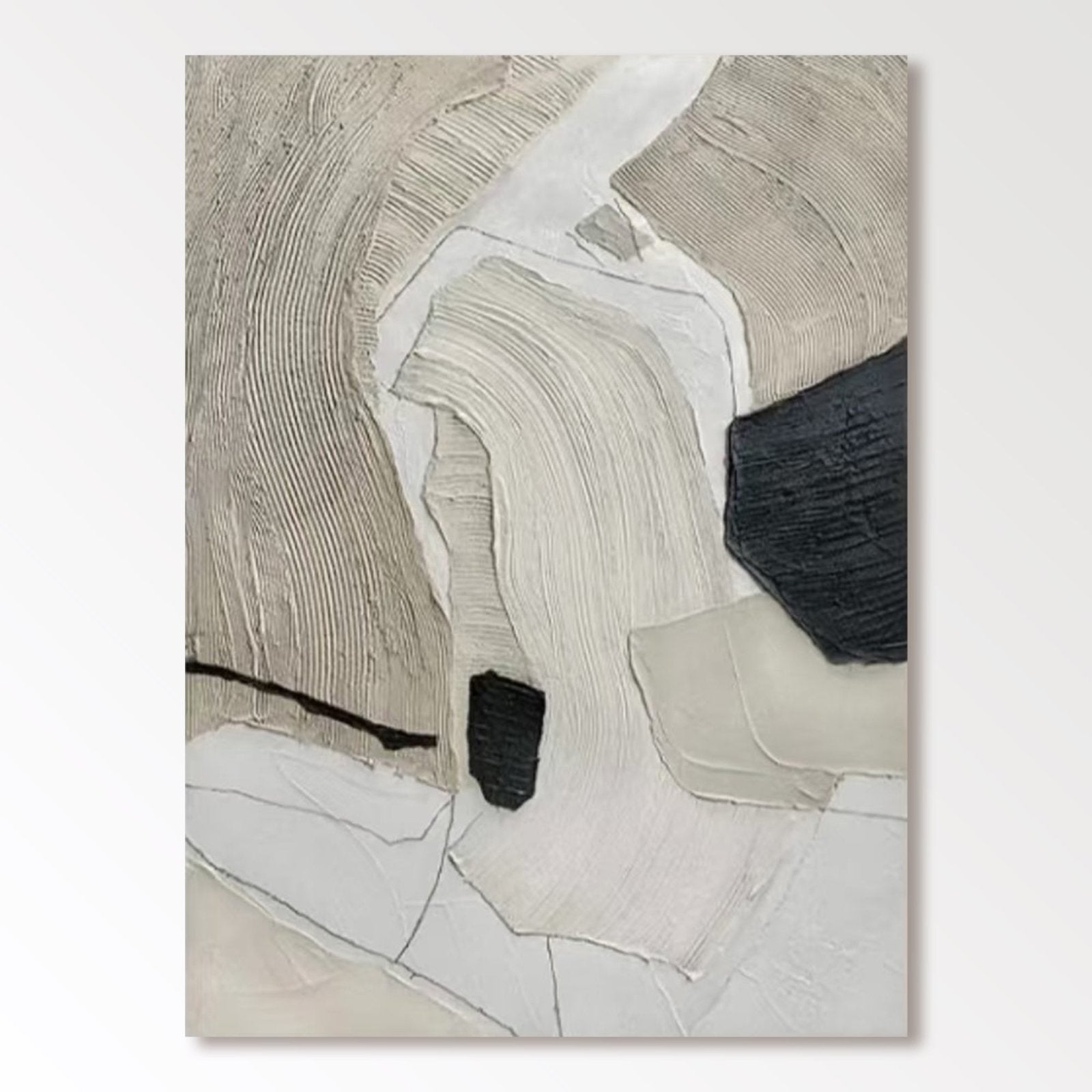 Abstract Painting "Formas Silenciosas”