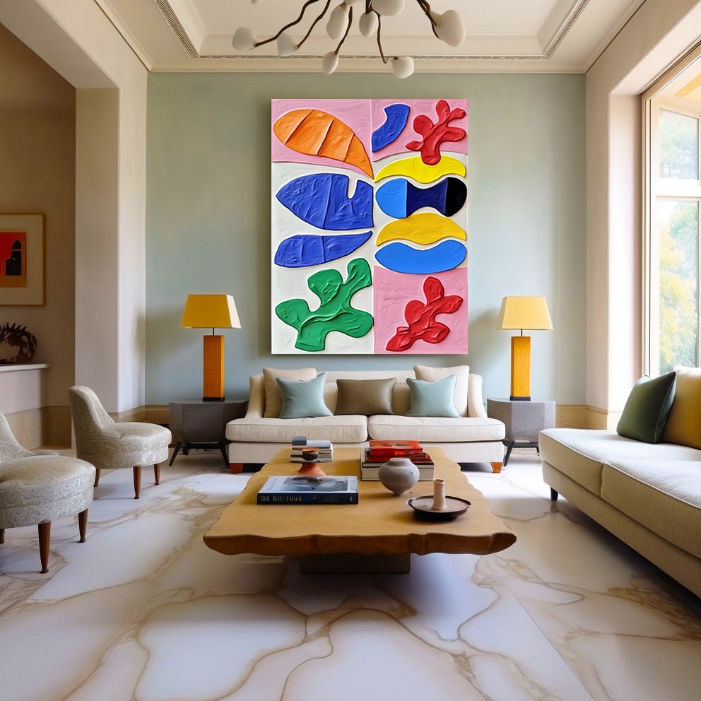 Abstract Painting "Formas Vibrantes”
