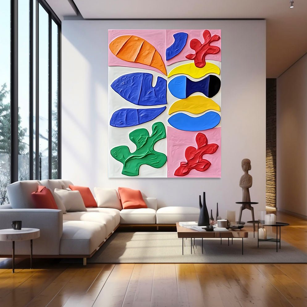 Abstract Painting "Formas Vibrantes”