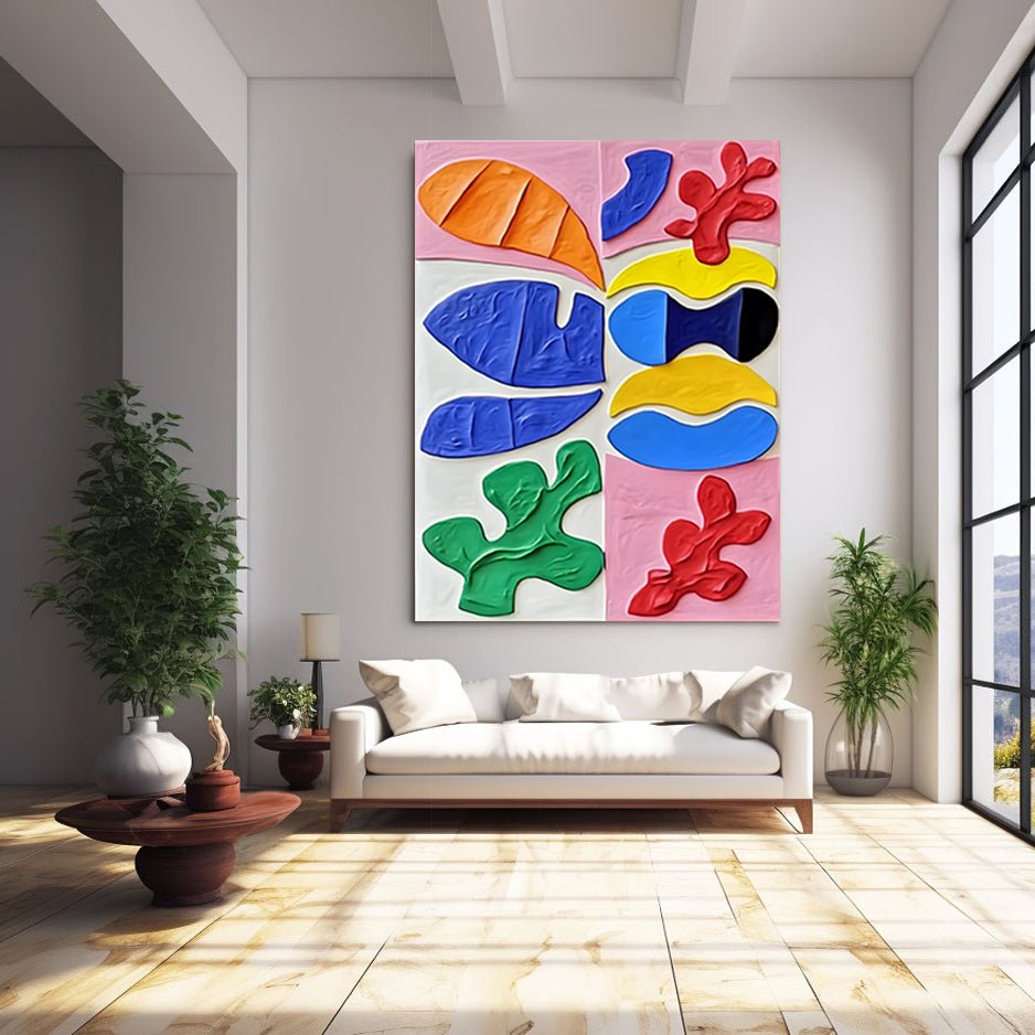 Abstract Painting "Formas Vibrantes”