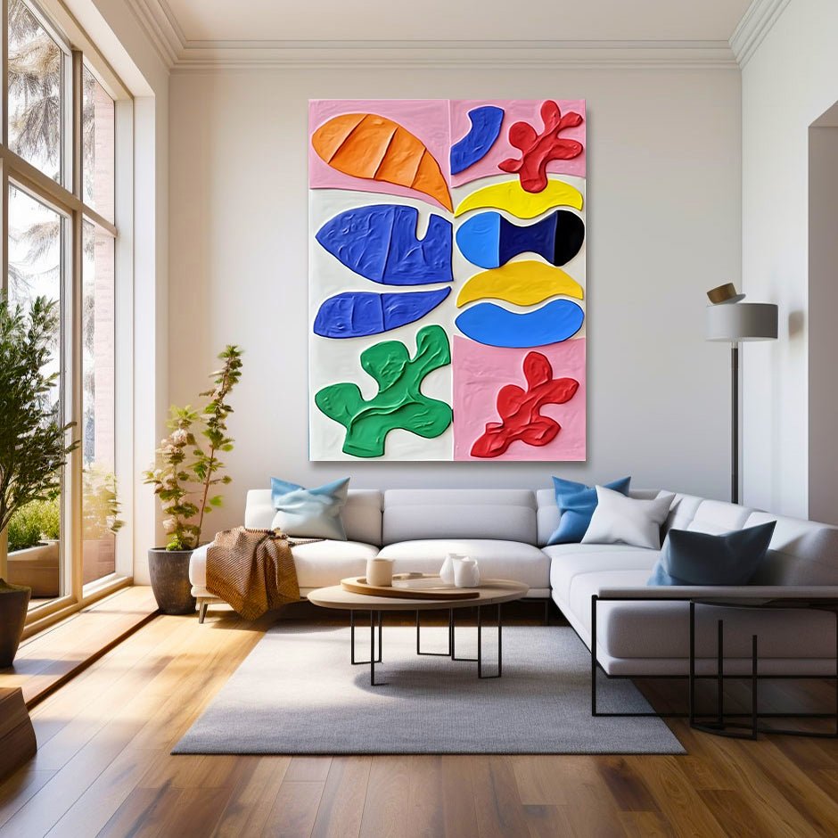 Abstract Painting "Formas Vibrantes”