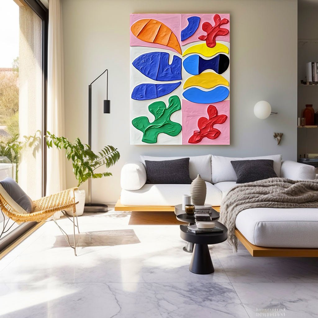 Abstract Painting "Formas Vibrantes”