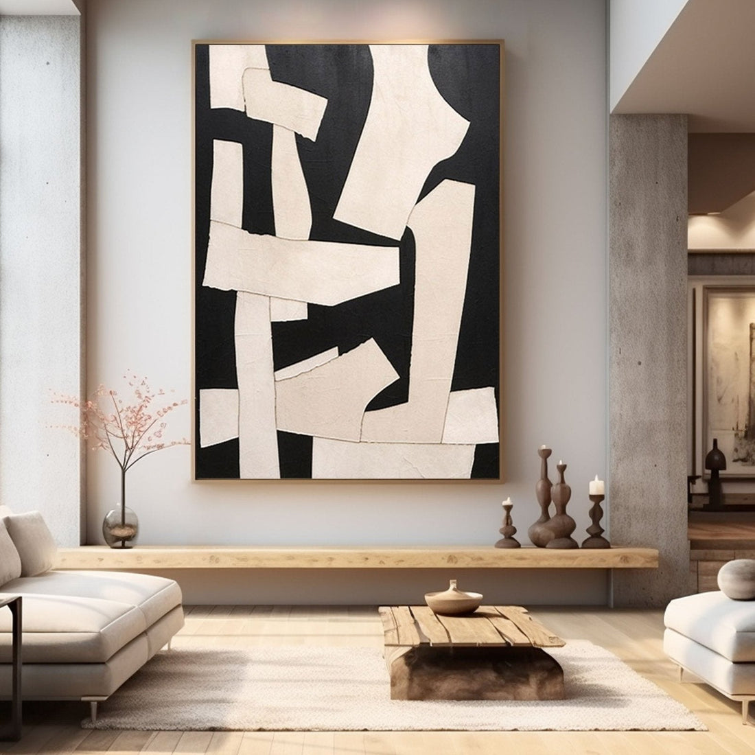 Abstract Painting "Fragmented Harmony"