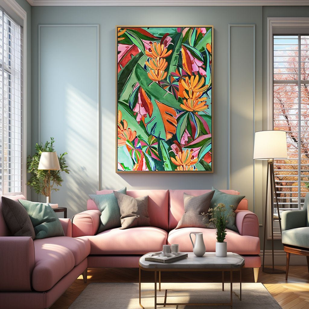 Abstract Painting "Fragments of Light"