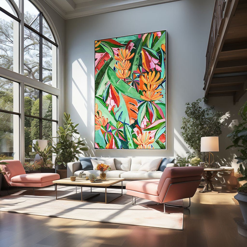 Abstract Painting "Fragments of Light"