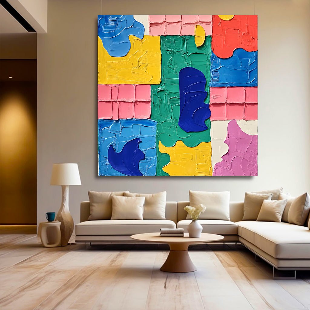 Abstract Painting "Fusión de Colores”